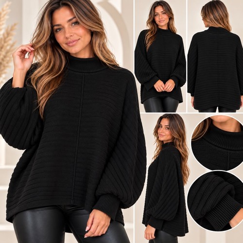 Ladies black batwing - ladies, jumper