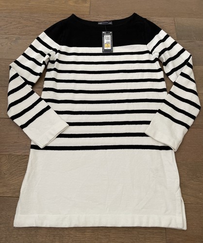 New black and cream stripped - new,