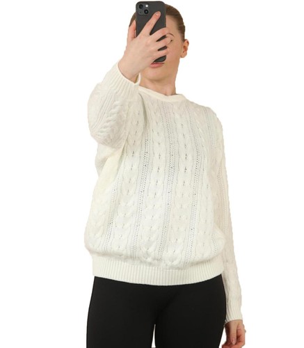 Ladies women knitted sweater - knitted,
