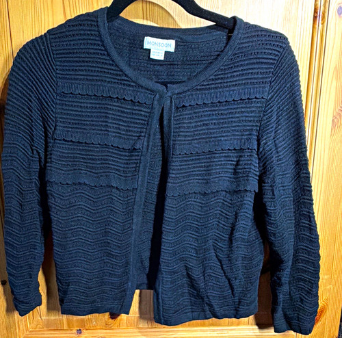 Monsoon black knit - black, bolero