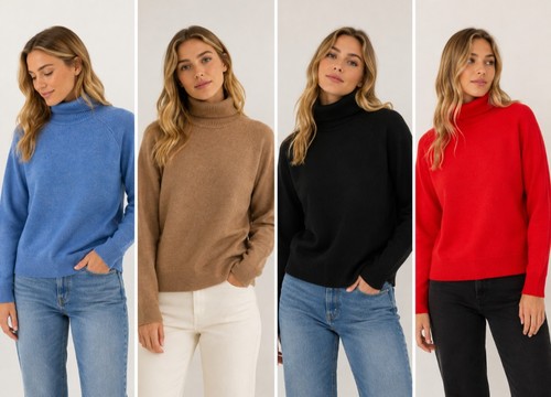 Roll neck long - m&s,