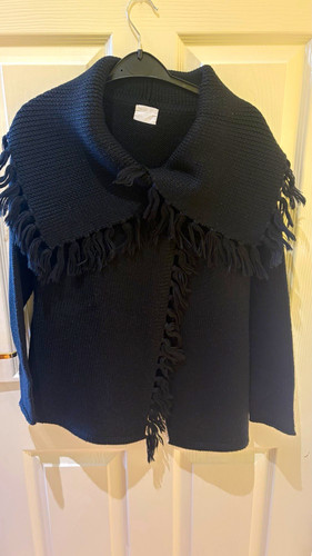 Women black acrylic wool - black, &