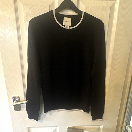 Calvin klein black cotton knit - calvin,