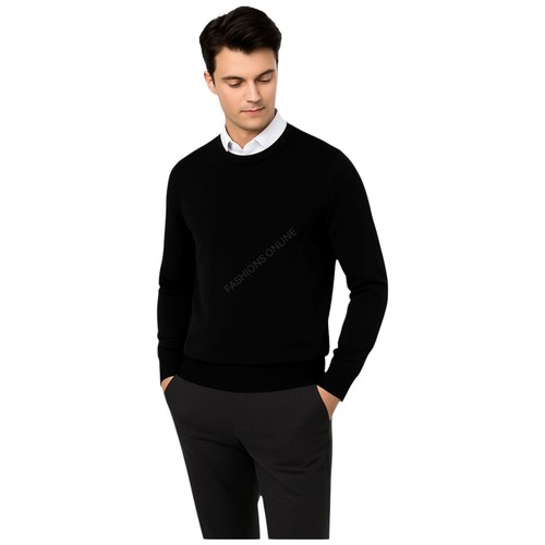 Mens jumper plain sweater - mens,