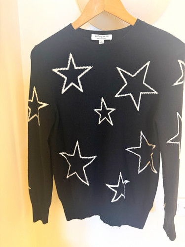 Autograph black white star - white,