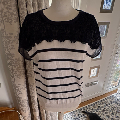 George women black white - &,